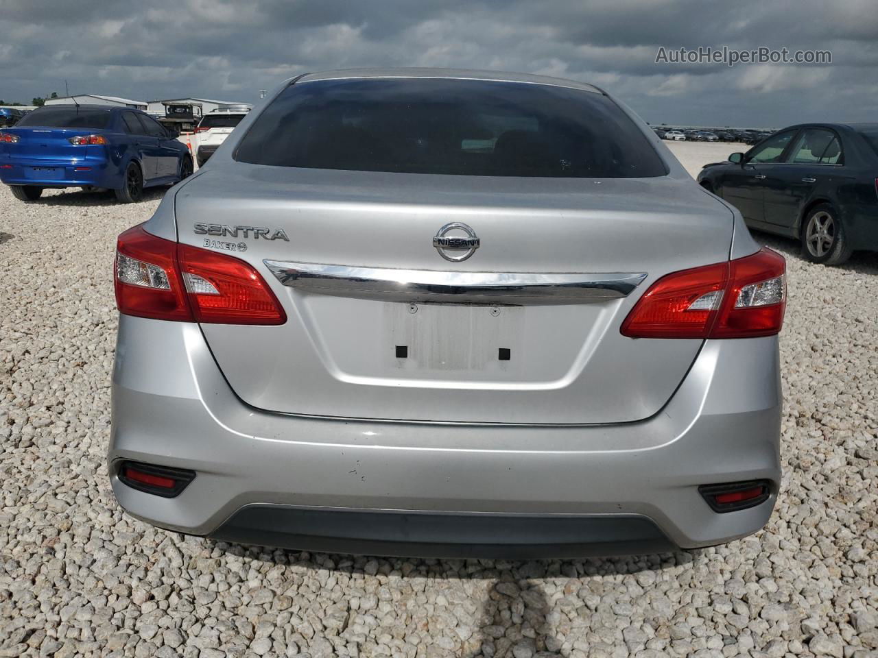 2016 Nissan Sentra S Silver vin: 3N1AB7AP9GY255526