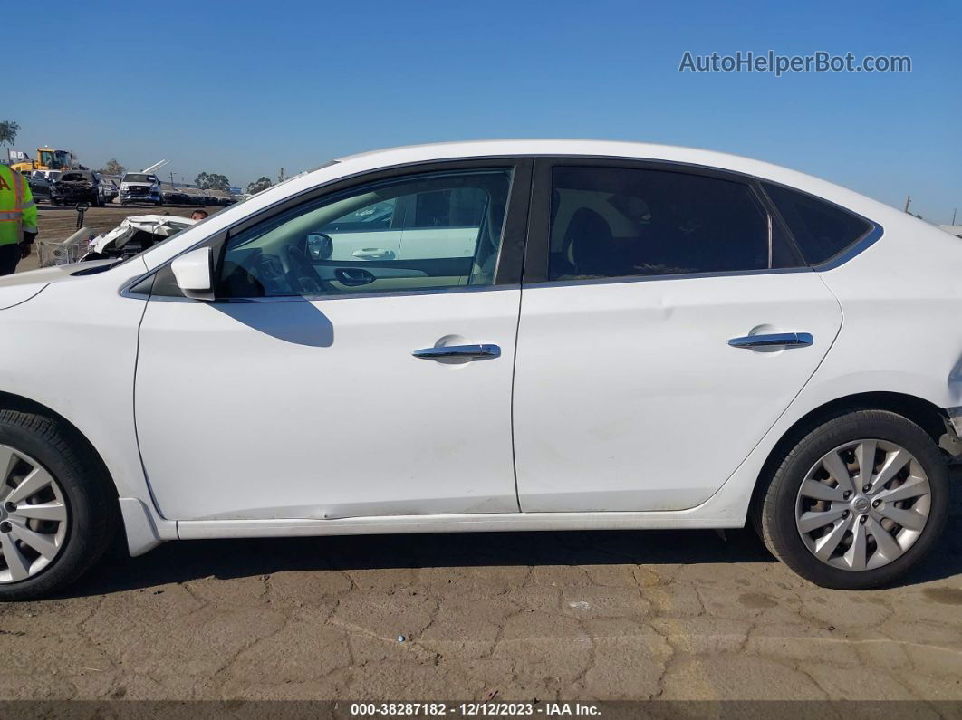 2016 Nissan Sentra S White vin: 3N1AB7AP9GY289854