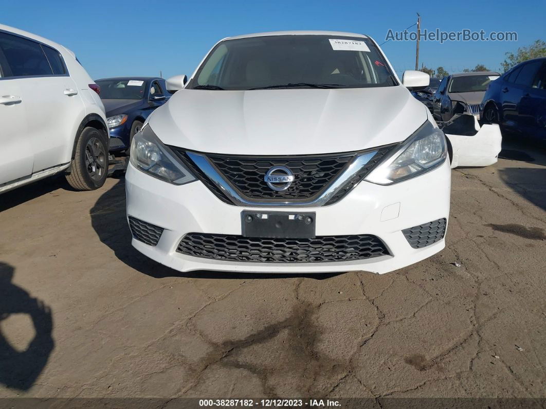 2016 Nissan Sentra S White vin: 3N1AB7AP9GY289854