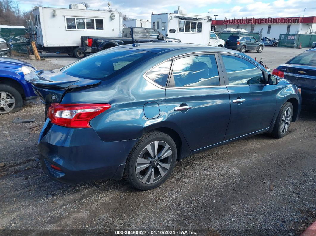 2016 Nissan Sentra Sl Turquoise vin: 3N1AB7AP9GY336543