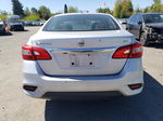 2018 Nissan Sentra S Silver vin: 3N1AB7AP9JL627483