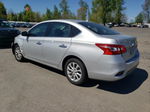 2018 Nissan Sentra S Silver vin: 3N1AB7AP9JL627483