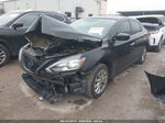 2018 Nissan Sentra Sv Black vin: 3N1AB7AP9JL644090