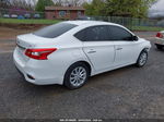 2018 Nissan Sentra Sv White vin: 3N1AB7AP9JL647359