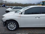 2018 Nissan Sentra Sv White vin: 3N1AB7AP9JL647359