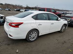 2018 Nissan Sentra S White vin: 3N1AB7AP9JL652397