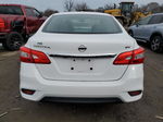 2018 Nissan Sentra S White vin: 3N1AB7AP9JL652397