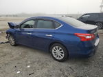 2018 Nissan Sentra S Синий vin: 3N1AB7AP9JY203644