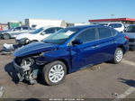 2018 Nissan Sentra S Dark Blue vin: 3N1AB7AP9JY212411