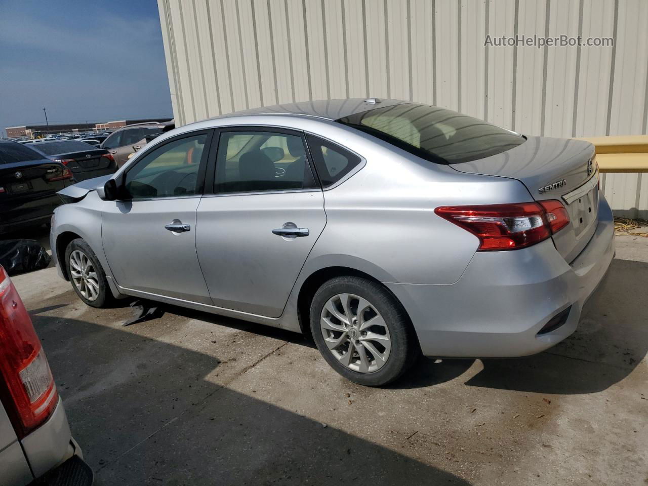 2018 Nissan Sentra S Silver vin: 3N1AB7AP9JY216037