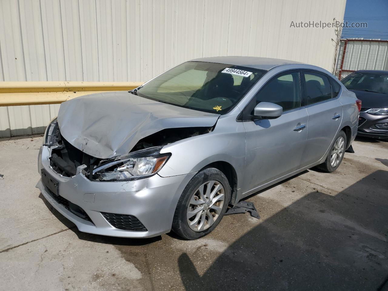 2018 Nissan Sentra S Silver vin: 3N1AB7AP9JY216037