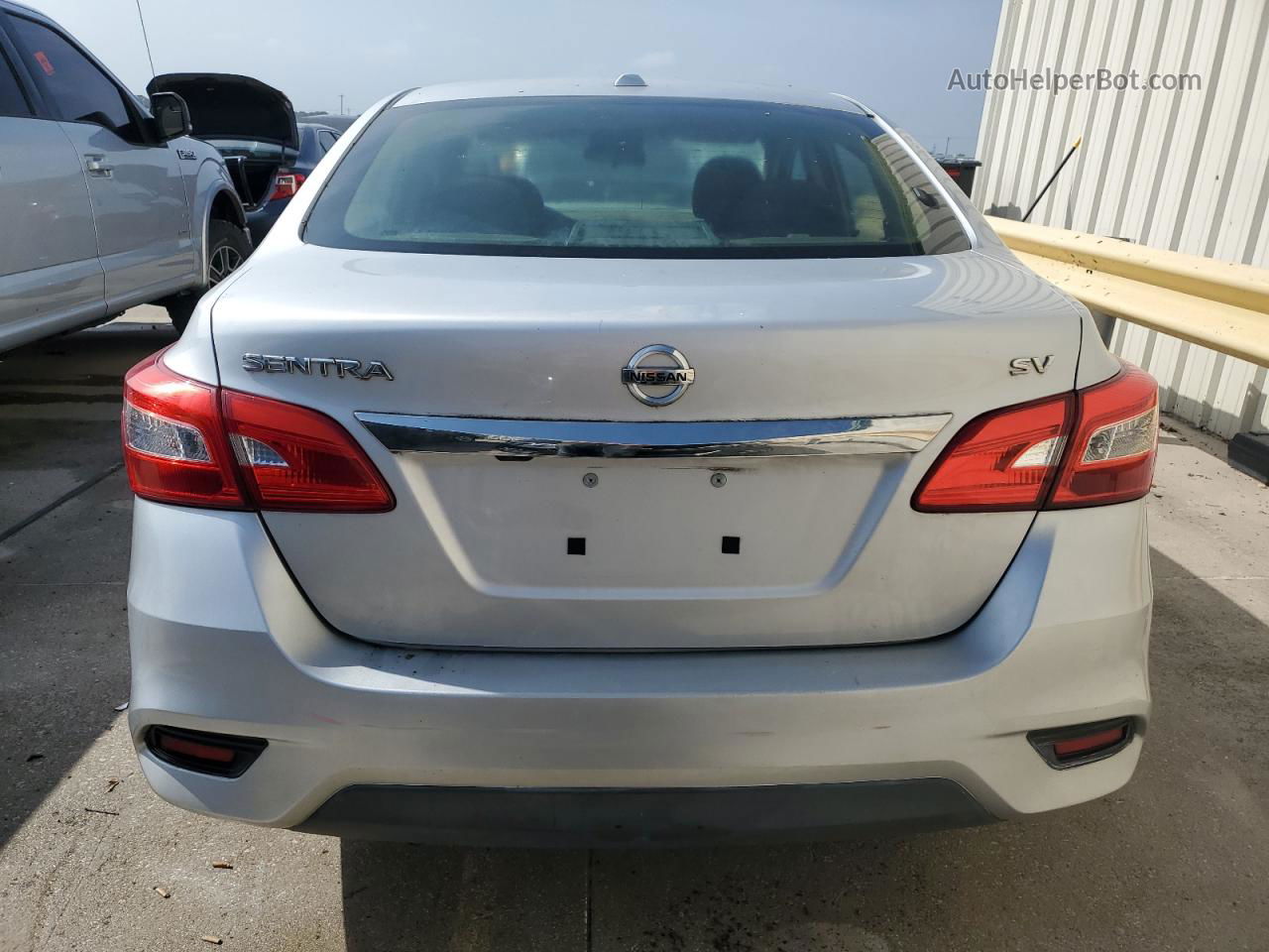 2018 Nissan Sentra S Silver vin: 3N1AB7AP9JY216037