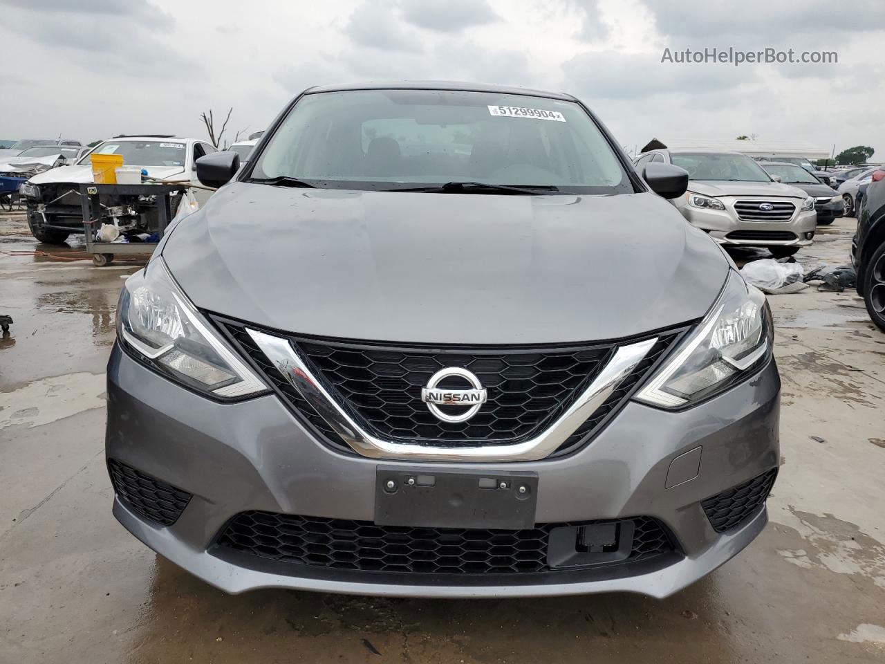 2018 Nissan Sentra S Gray vin: 3N1AB7AP9JY216135