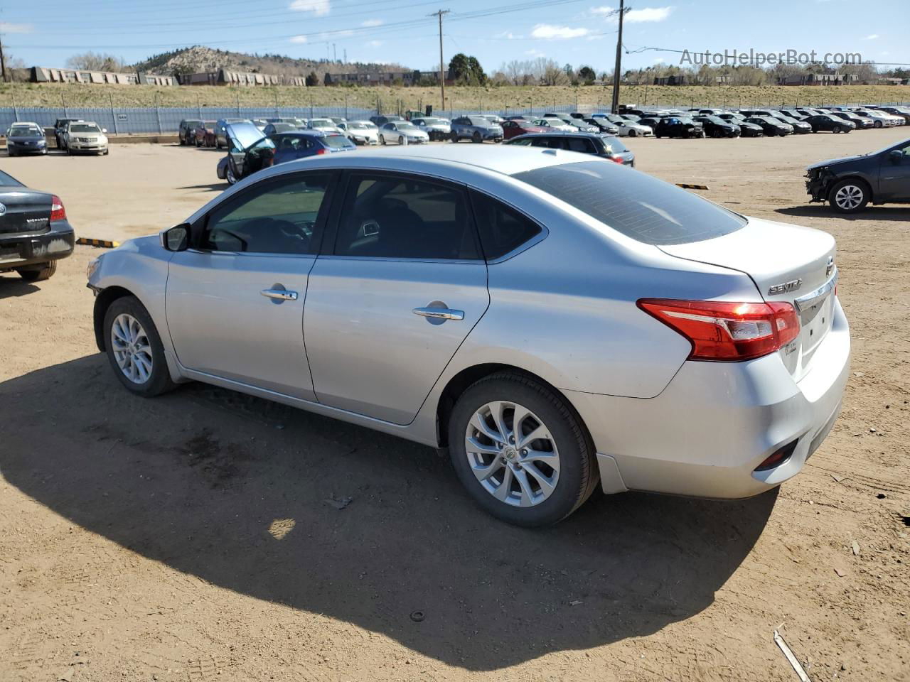 2018 Nissan Sentra S Gray vin: 3N1AB7AP9JY227734