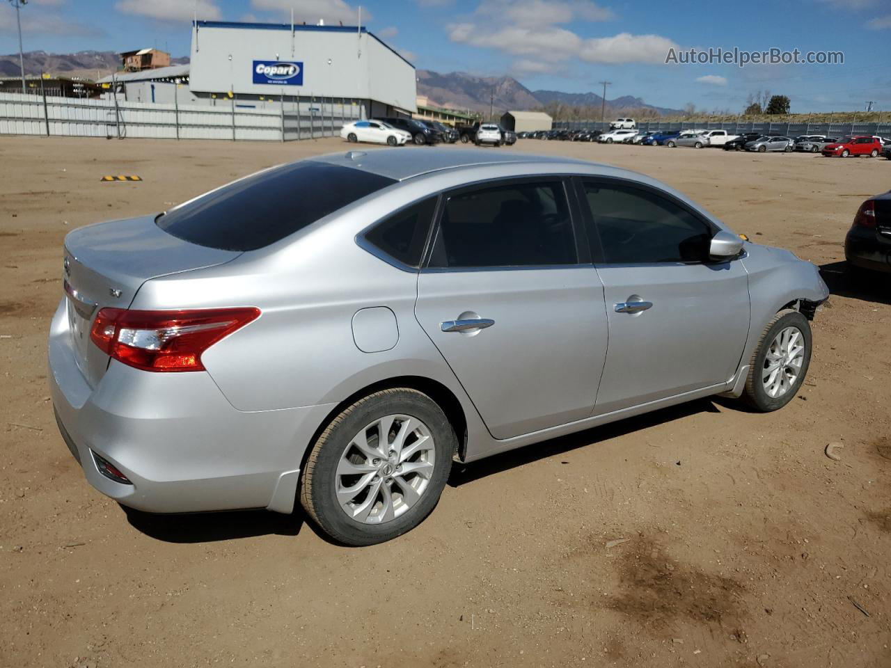 2018 Nissan Sentra S Gray vin: 3N1AB7AP9JY227734