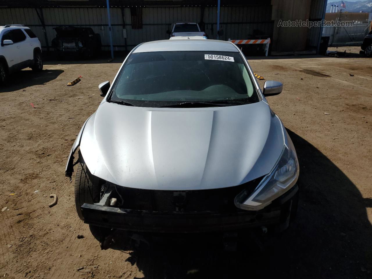 2018 Nissan Sentra S Gray vin: 3N1AB7AP9JY227734