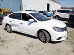 2018 Nissan Sentra S White vin: 3N1AB7AP9JY242508