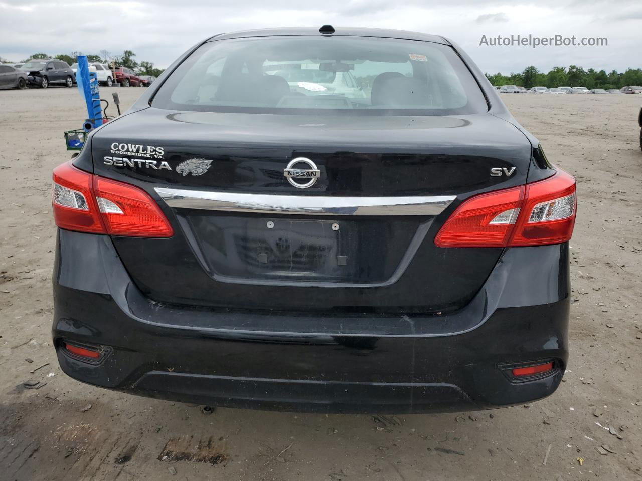 2018 Nissan Sentra S Black vin: 3N1AB7AP9JY251645