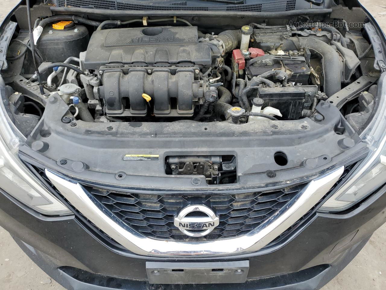 2018 Nissan Sentra S Черный vin: 3N1AB7AP9JY251645