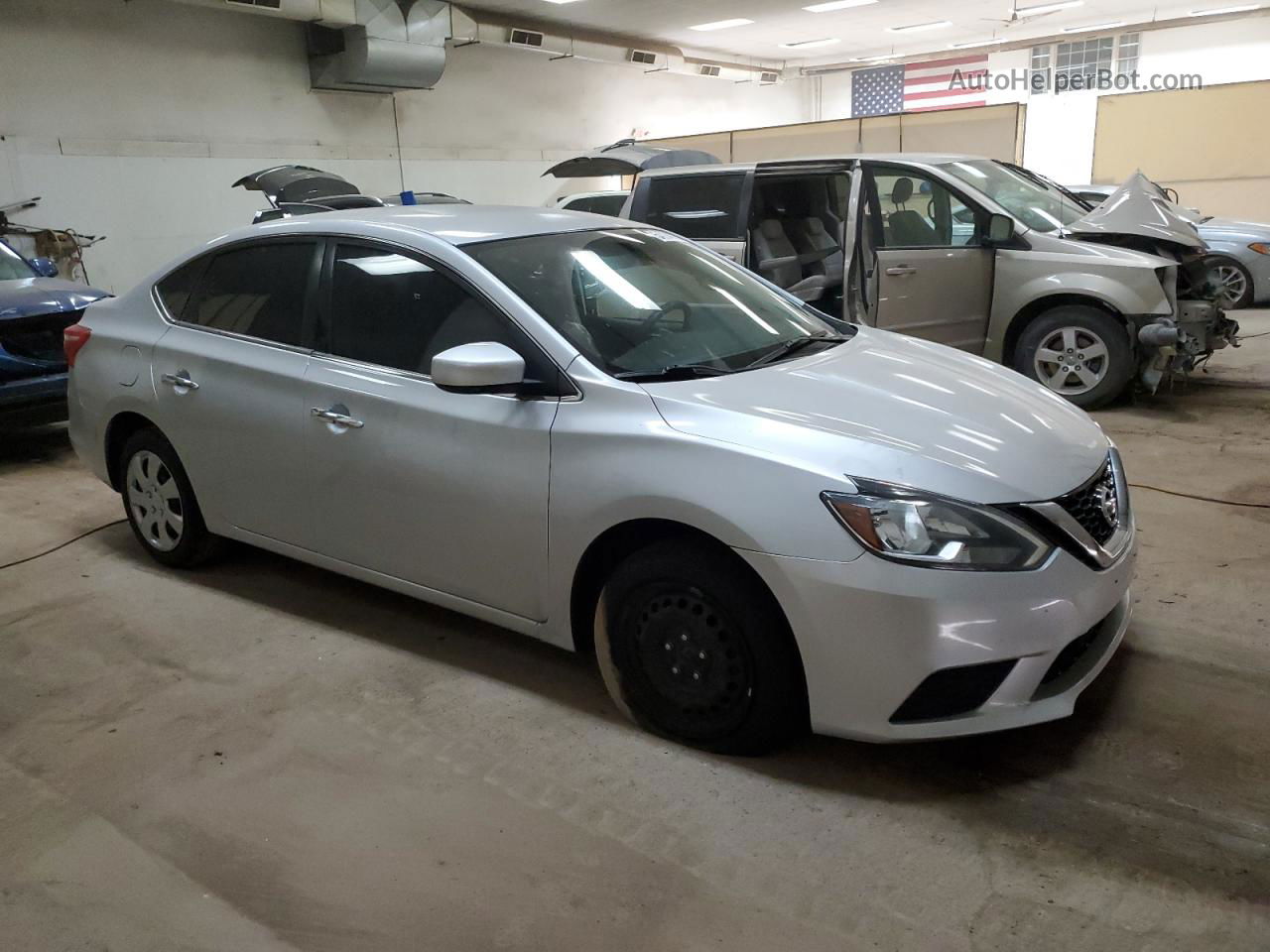 2018 Nissan Sentra S Silver vin: 3N1AB7AP9JY251922