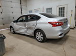 2018 Nissan Sentra S Silver vin: 3N1AB7AP9JY251922