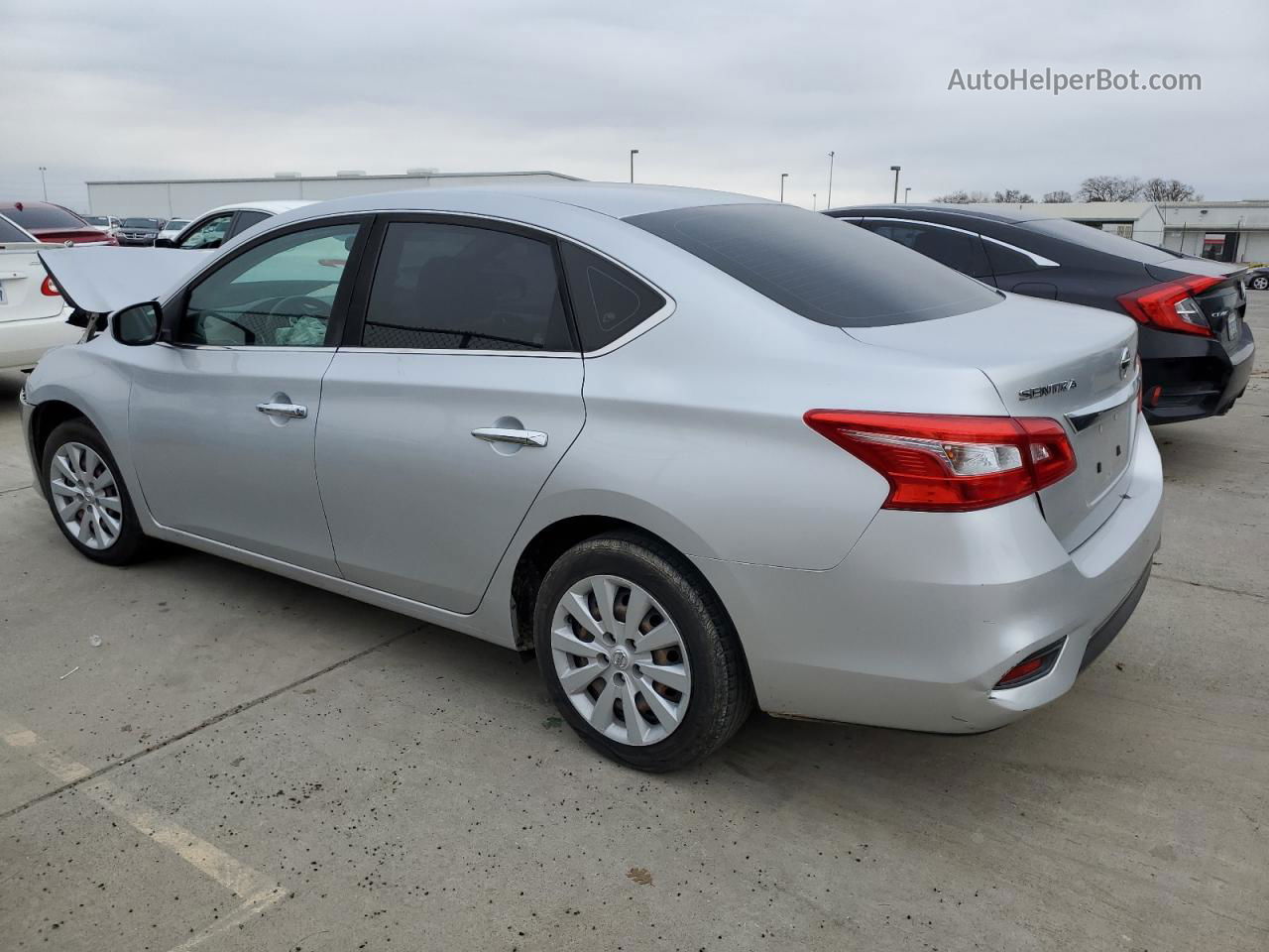 2018 Nissan Sentra S Silver vin: 3N1AB7AP9JY253296