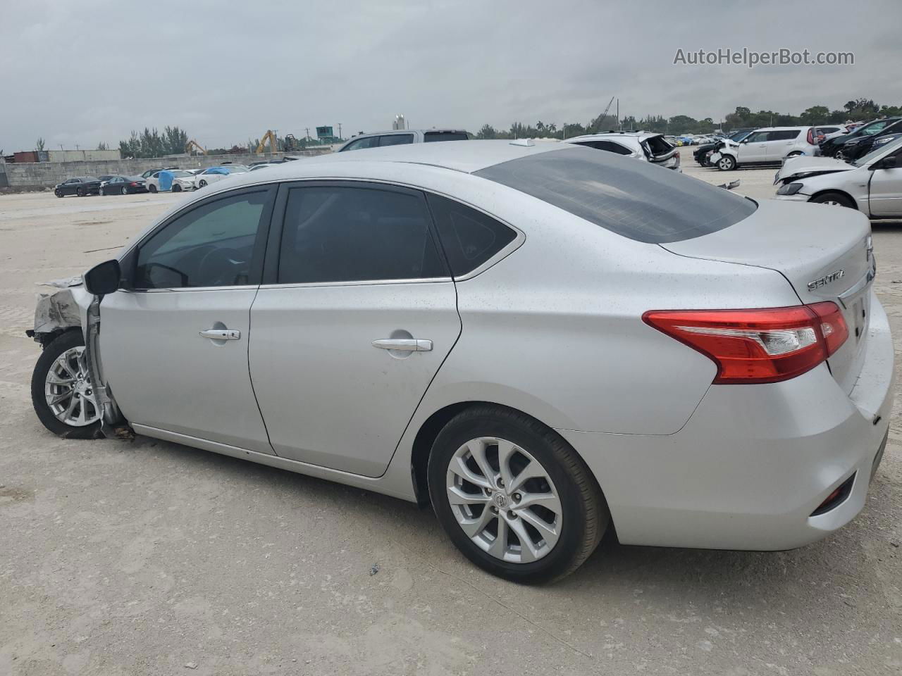 2018 Nissan Sentra S Silver vin: 3N1AB7AP9JY265142