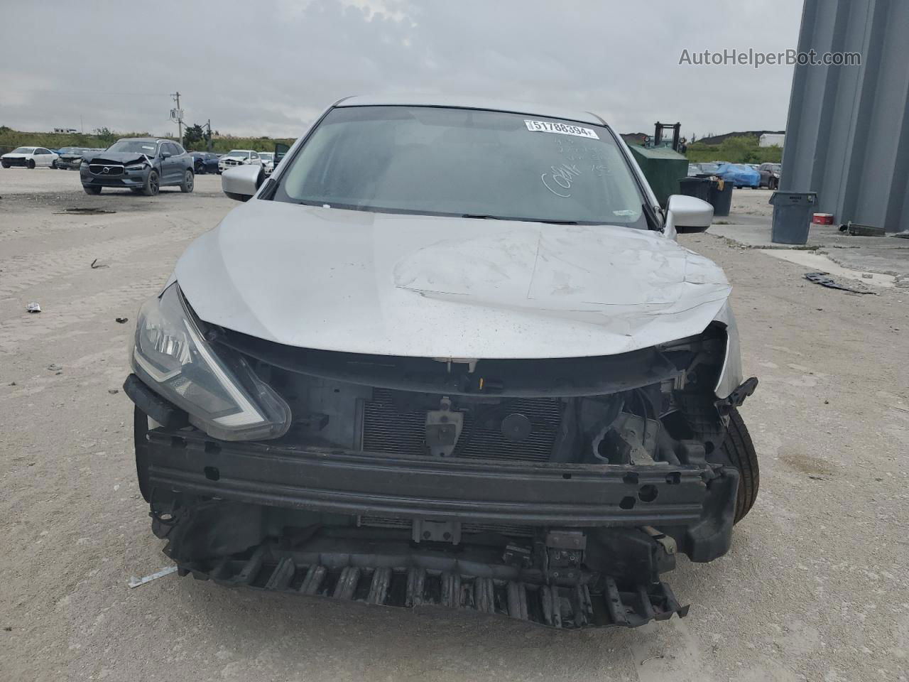 2018 Nissan Sentra S Silver vin: 3N1AB7AP9JY265142