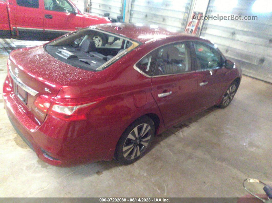 2018 Nissan Sentra Sl Red vin: 3N1AB7AP9JY278375