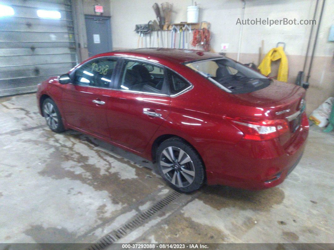 2018 Nissan Sentra Sl Red vin: 3N1AB7AP9JY278375