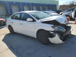 2018 Nissan Sentra S White vin: 3N1AB7AP9JY278568