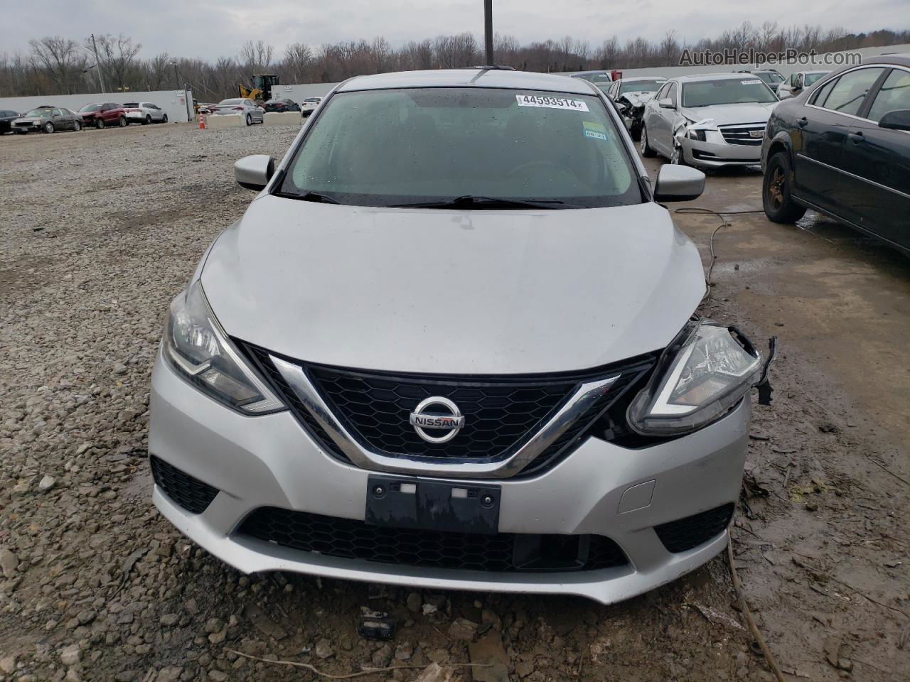 2018 Nissan Sentra S Silver vin: 3N1AB7AP9JY279042