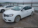 2018 Nissan Sentra S White vin: 3N1AB7AP9JY287366