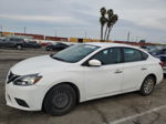 2018 Nissan Sentra S White vin: 3N1AB7AP9JY289098