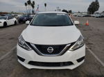 2018 Nissan Sentra S White vin: 3N1AB7AP9JY289098