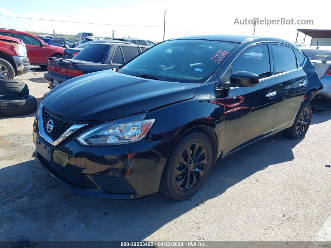 2018 Nissan Sentra S Black vin: 3N1AB7AP9JY291644