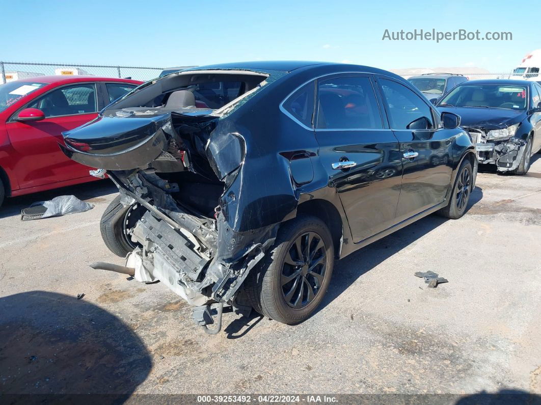 2018 Nissan Sentra S Black vin: 3N1AB7AP9JY291644