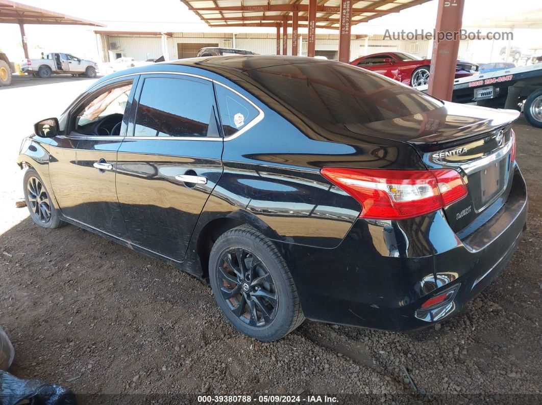 2018 Nissan Sentra S Black vin: 3N1AB7AP9JY311746