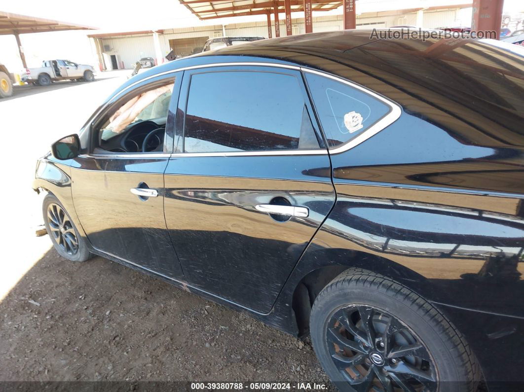 2018 Nissan Sentra S Black vin: 3N1AB7AP9JY311746