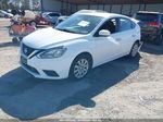 2018 Nissan Sentra S White vin: 3N1AB7AP9JY330359