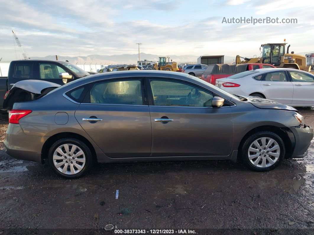 2018 Nissan Sentra S Gray vin: 3N1AB7AP9JY335982