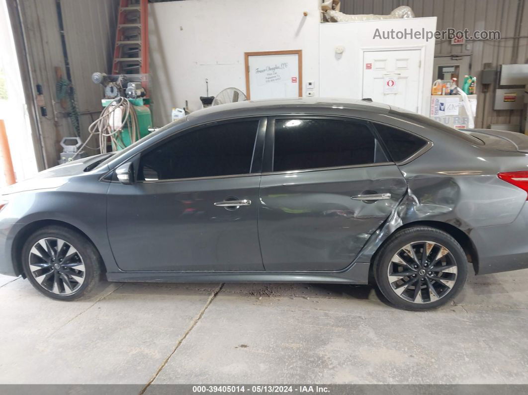 2018 Nissan Sentra Sr Gray vin: 3N1AB7AP9JY344181