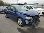 2018 Nissan Sentra S Blue vin: 3N1AB7AP9JY348117