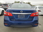 2018 Nissan Sentra S Blue vin: 3N1AB7AP9JY348117