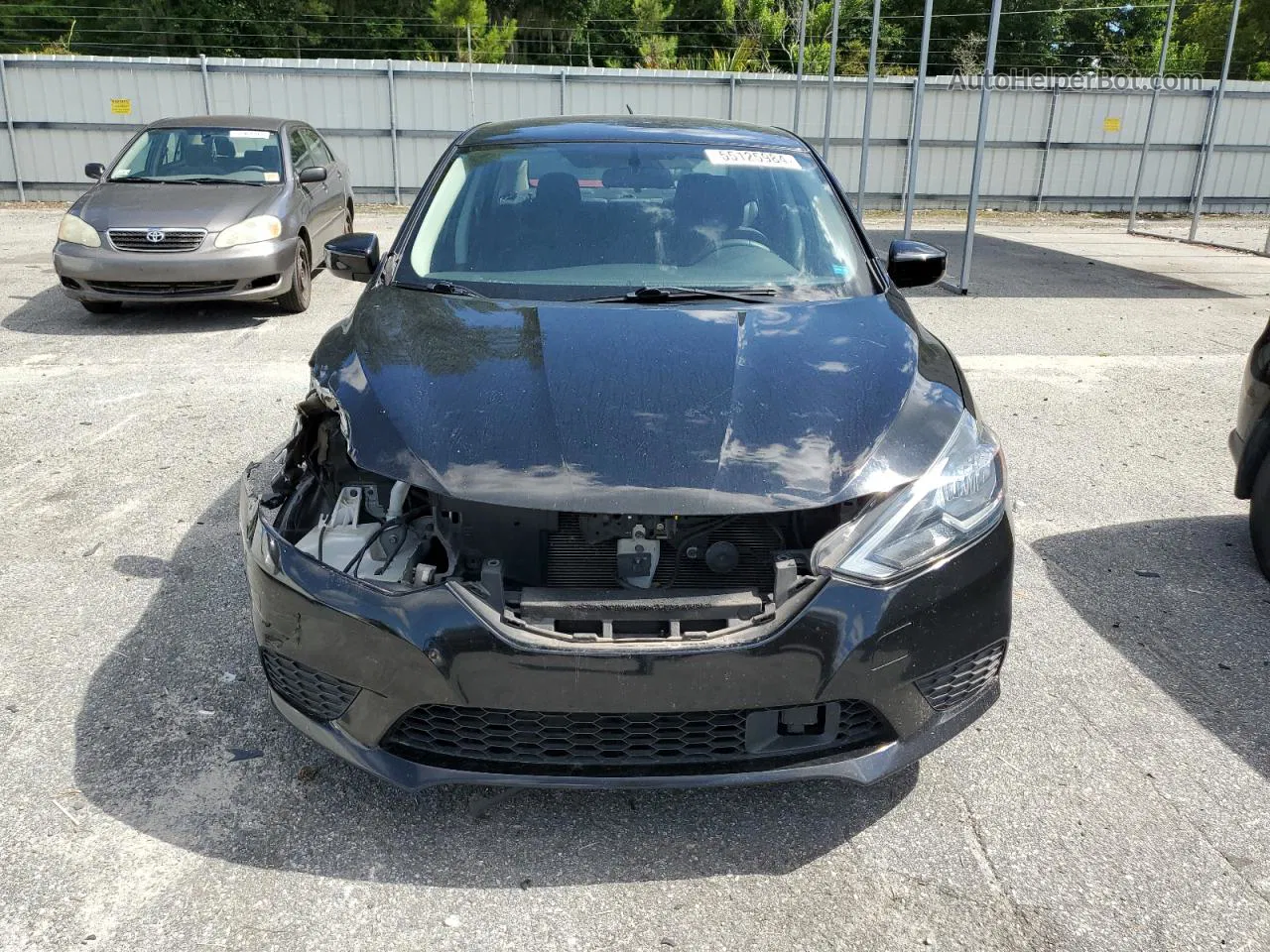 2019 Nissan Sentra S Black vin: 3N1AB7AP9KL603217