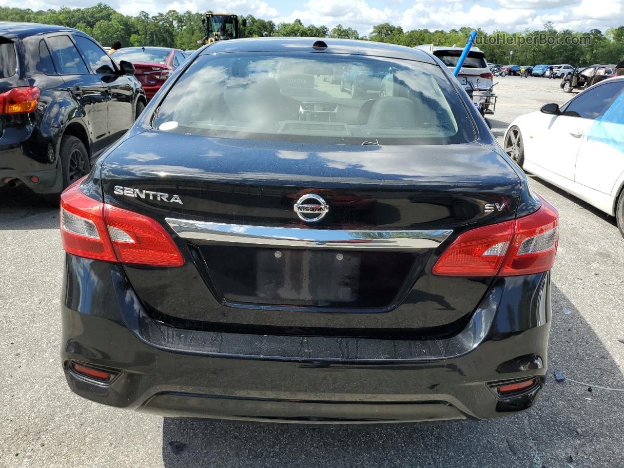 2019 Nissan Sentra S Black vin: 3N1AB7AP9KL603217