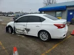 2019 Nissan Sentra S White vin: 3N1AB7AP9KL610376