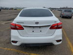 2019 Nissan Sentra S White vin: 3N1AB7AP9KL610376