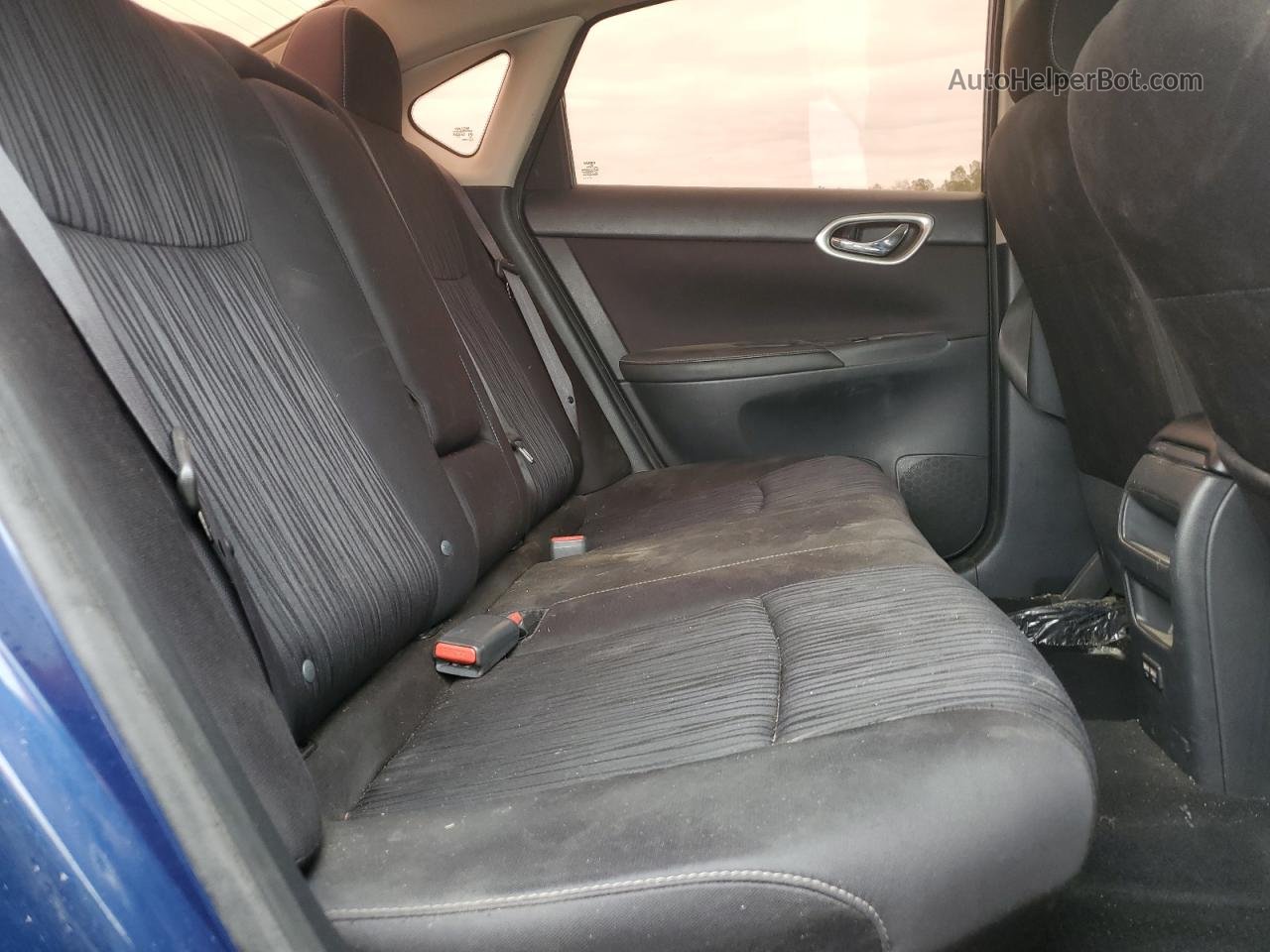 2019 Nissan Sentra S Синий vin: 3N1AB7AP9KY223913