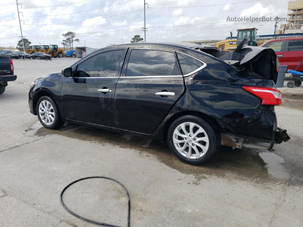 2019 Nissan Sentra S Black vin: 3N1AB7AP9KY226116